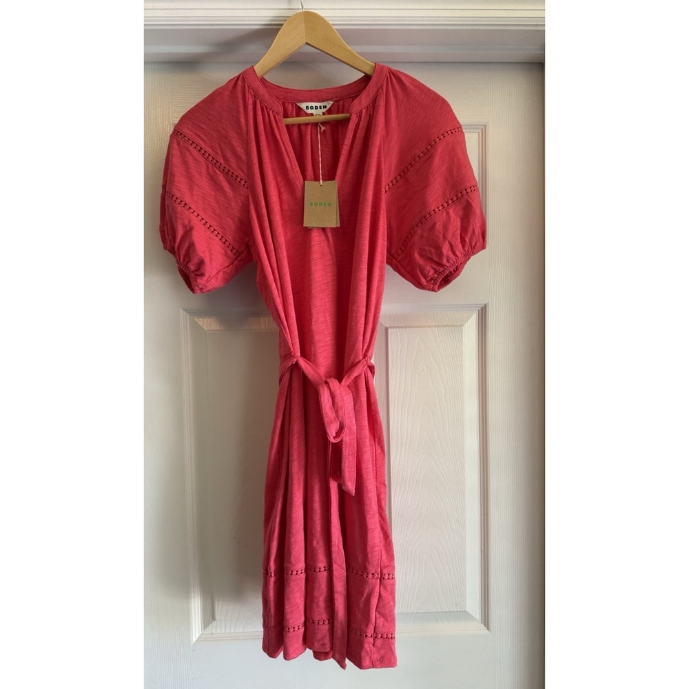 Boden Coral Pink Mini Dress